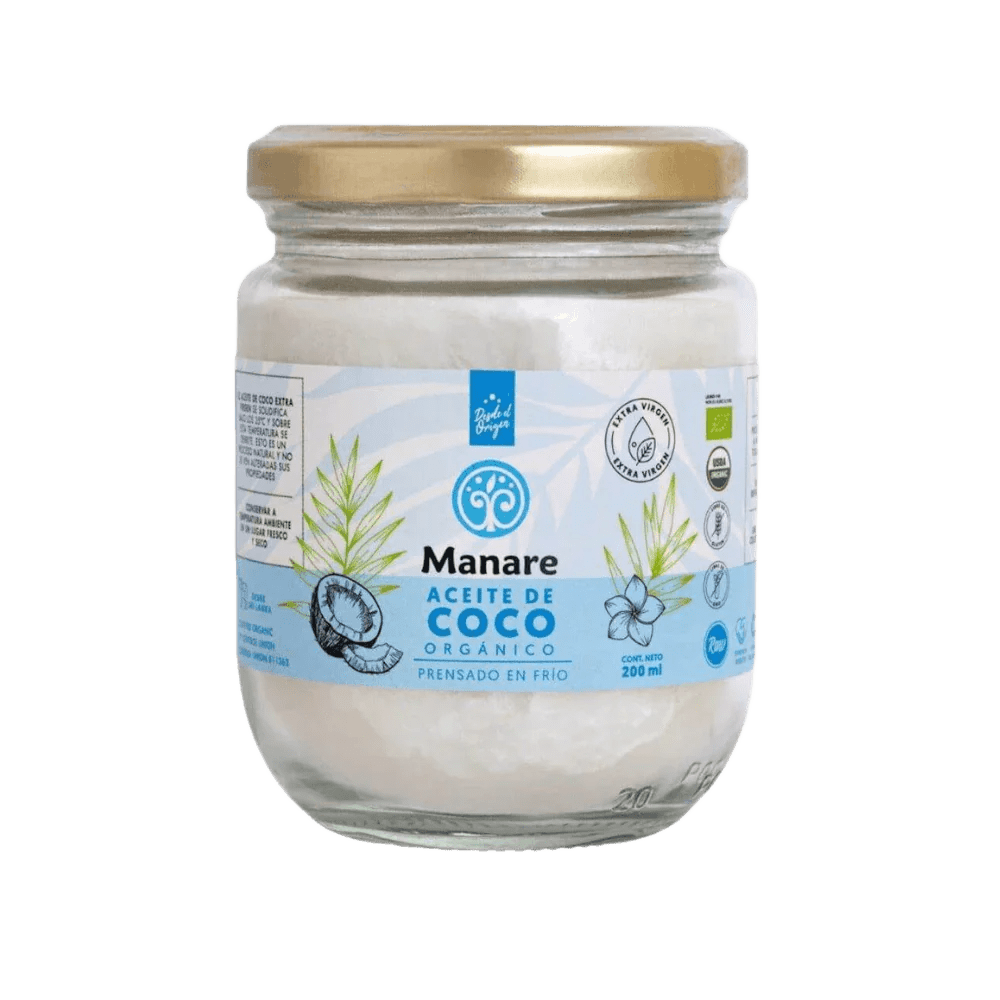 aceite coco organico manare 200ml aceite coco organico manare 200ml