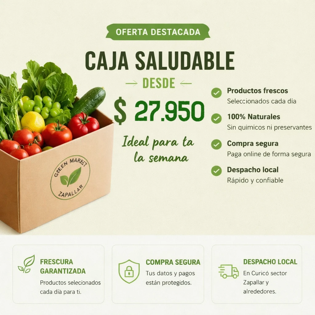 caja saludable vertical