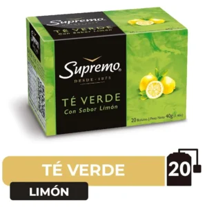 te verde con limon