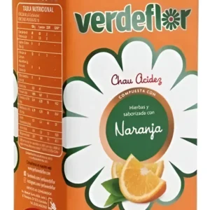 yerba mate verdeflor sabor naranja 500g
