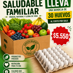 promo caja familiar +30 huevos